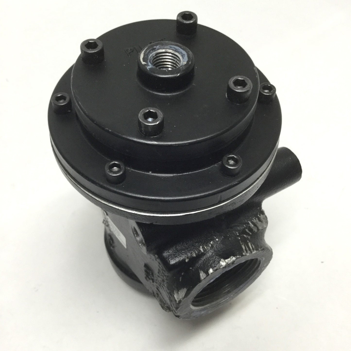 Used Norgren C1037J-A1 External Pilot Vacuum Poppet Valve, 1-1/4" NPT Ports, 300psi