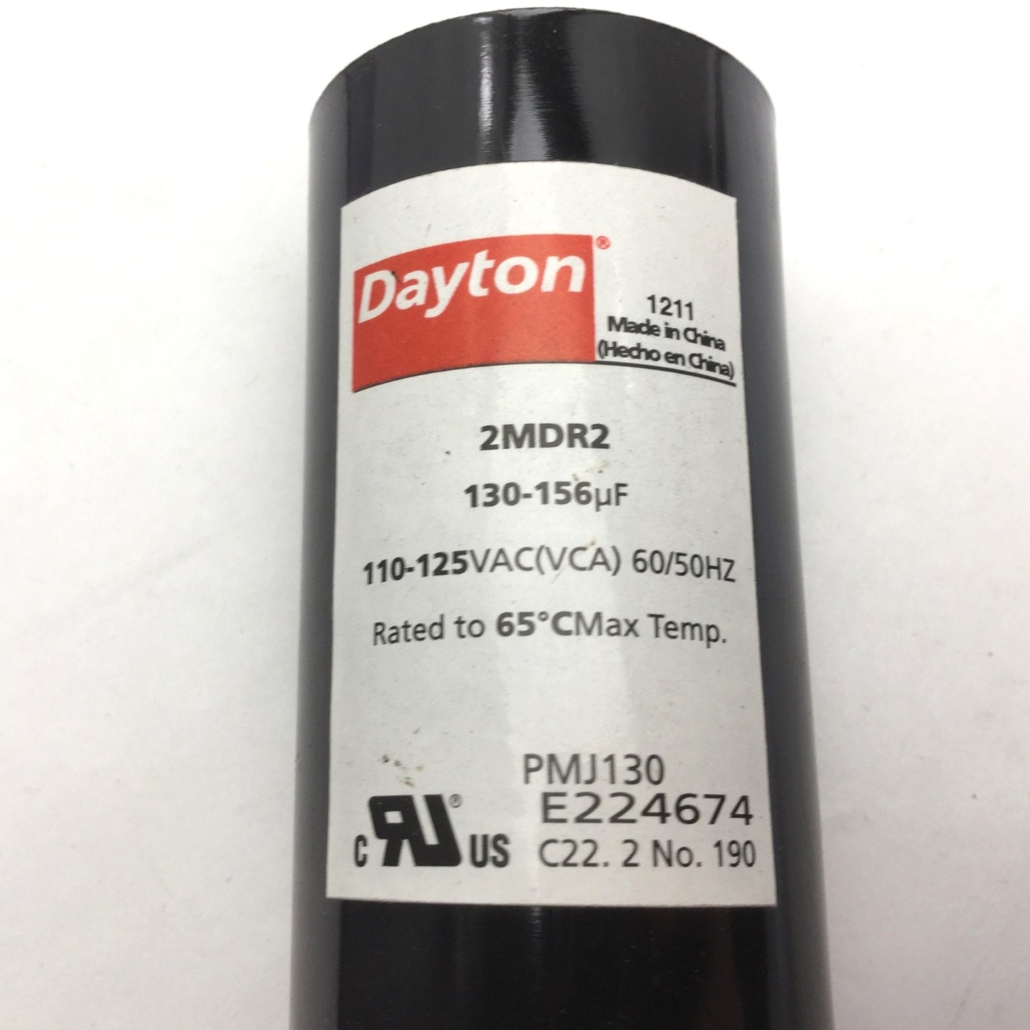 New – Open box Lot of 2 Dayton Miscellaneous Capacitors, 2MDR2 & 6FLU0, See Pictures