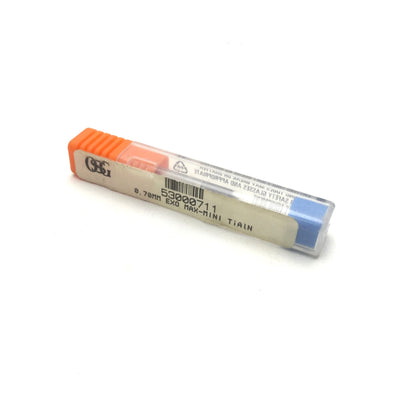 New OSG 53000711 EXOCARB-MAX-MINI Twist Drill 0.70mm Diameter, 20° Helix, 3mm Shank