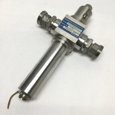 Used Wedgewood AF44VEQHNN4D4-C Flow-Through Inline Optical UV Analyzer Sensor, 1" NPT