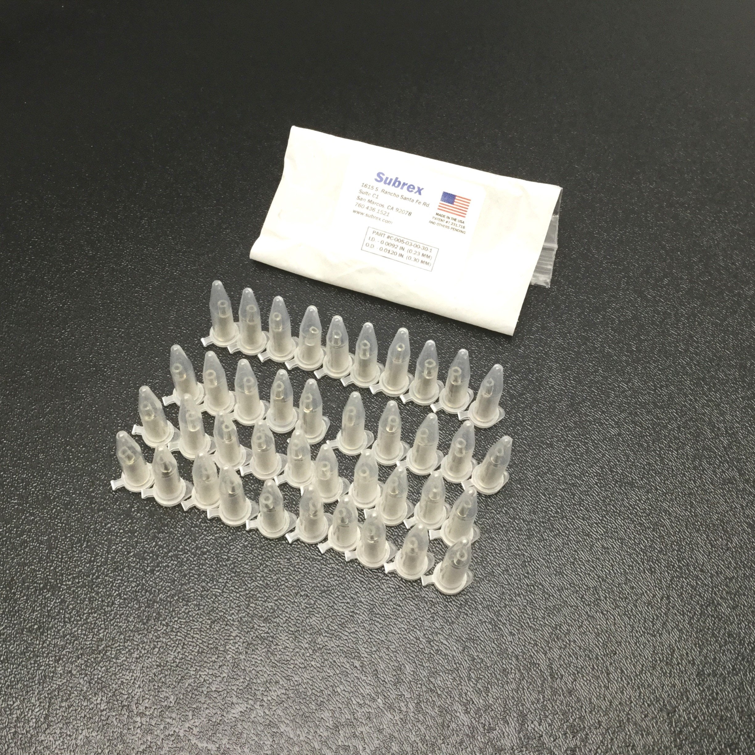 Subrex Lot Of 40 Subrex C-005-03-00-30-1 Standard Grade Precision Nozzle Core ...