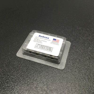 New Subrex C-005-03-00-30-8 Standard Gauge Precision Nozzle Cores 30 Gauge 8-Pack