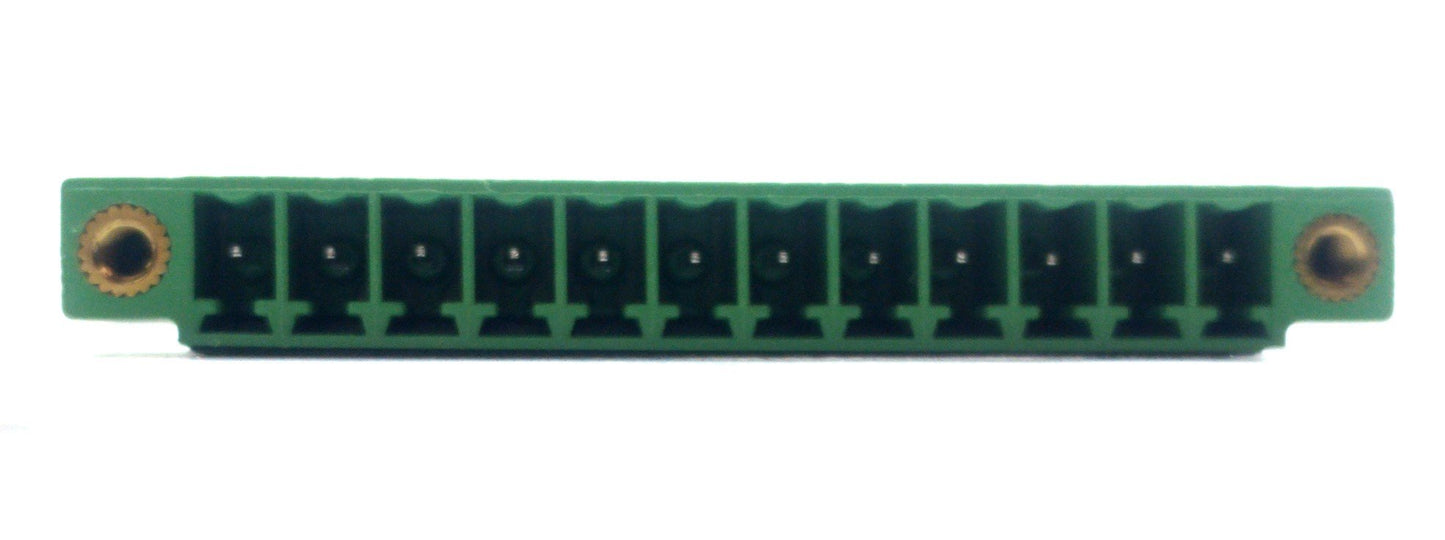 New – Open box Lot of 10 Phoenix Contact MCV 1,5/12-GF-3,81 PCB Feed-through Header, 12-Pole