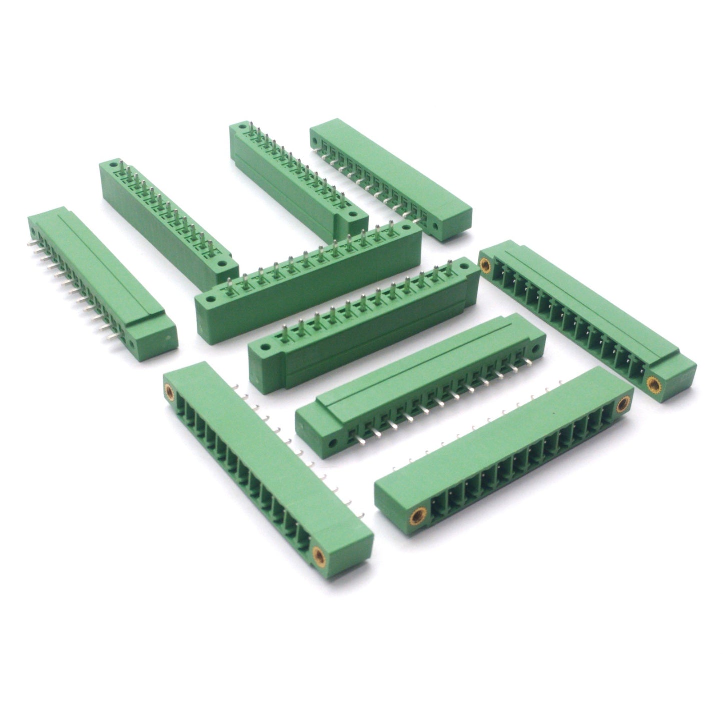 New – Open box Lot of 10 Phoenix Contact MCV 1,5/12-GF-3,81 PCB Feed-through Header, 12-Pole