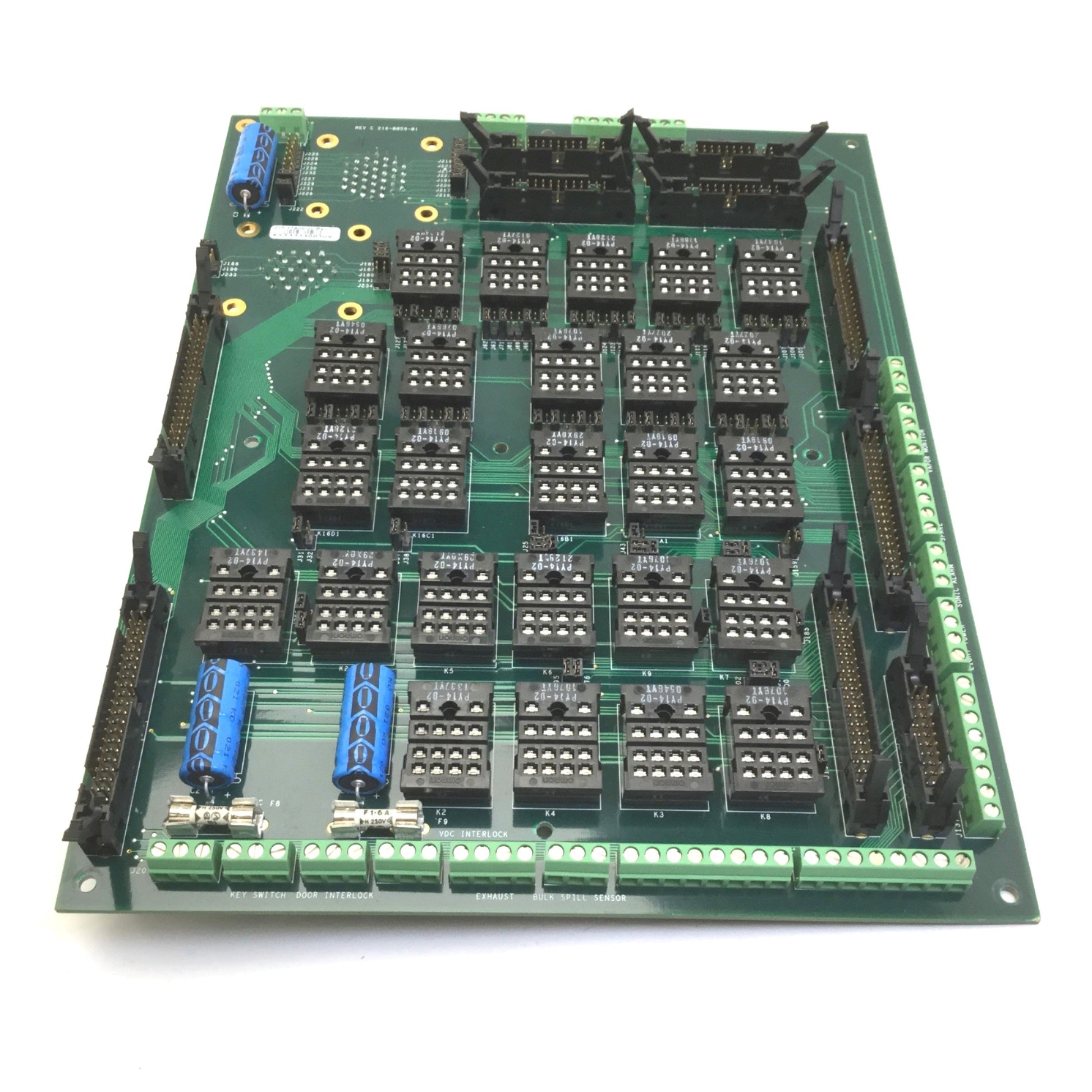 JET 94V-0 1110 Input/Output Relay Board, XYT111100309, 215-17909-00 RE ...