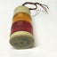 Used Patlite LES-AW Stack Light Signal Tower LED Lamp, Red & Amber Lenses, 24VAC/DC