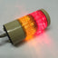 Used Patlite LES-AW Stack Light Signal Tower LED Lamp, Red & Amber Lenses, 24VAC/DC