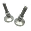 Used Lot of 2 S&W SSW-2 Level-It Leveling Foot Mount 303 Stainless 1/2-13