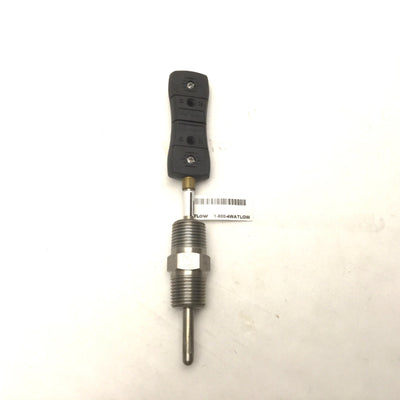 New Watlow ACJCH0F040GJ000 J-Type Thermocouple With Spring Loaded 1/2" NPT Fitting