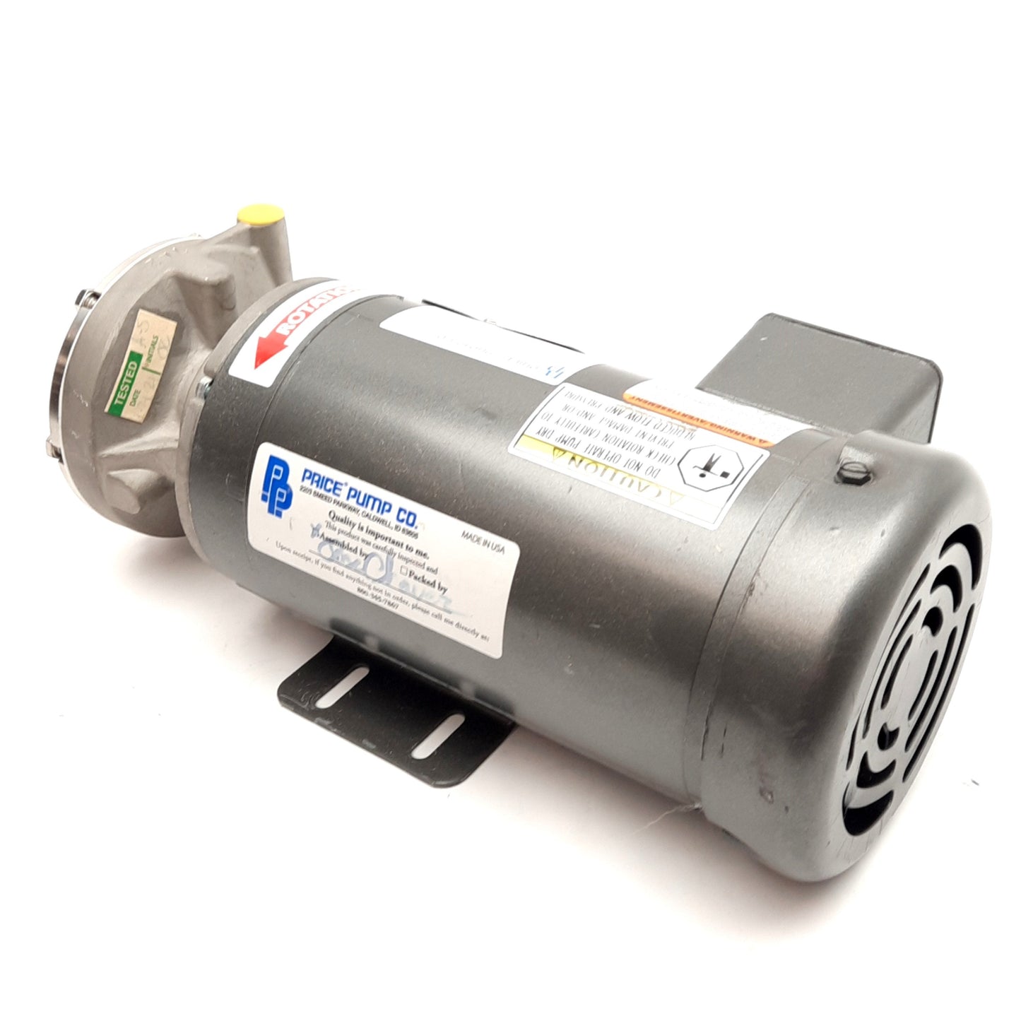 Used Price Pump LT25SS Horizontal Centrifugal Pump 12GPM 48'Head 1/3HP 3PH 220-460VAC