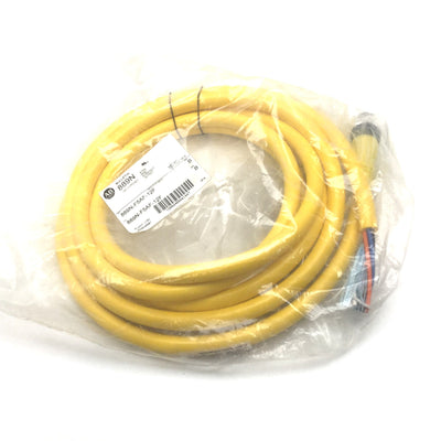 New Allen Bradley 889N-F5AF-12F Quick Disconnect Cordset, Length: 12ft, 5-Pin Female