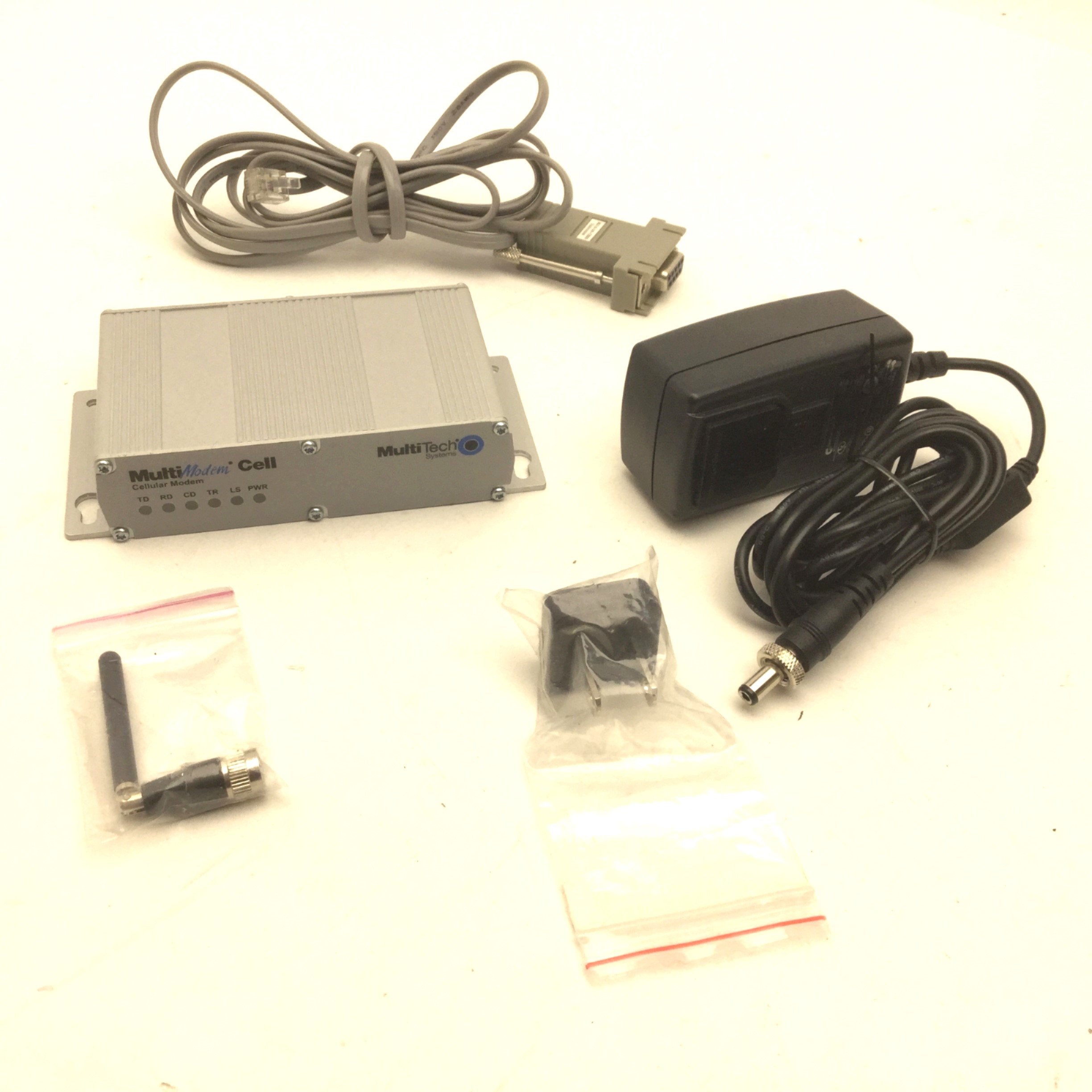 Multtech Cell Modem MultiTech MTCBA-C1 Multi Modem Cell Cellular Modem, w/Antenna & Power ...