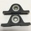 Used Lot of 2 INA GG ASE 03 Ball Bearing Pillow Block, Flange Base, 15mm Bore ID