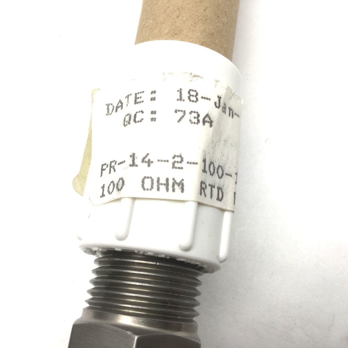 Omega Rht Probe Omega PR-14-2-100-1/4-12-E-CLA RTD Immersion Probe W/Aluminum Protecti ...