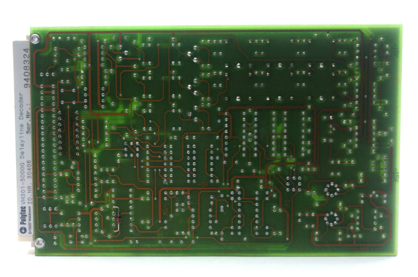 Used Polytec VM301-5000G Laser Vibrometer Delayline Decoder, From Polytec OFV-3001