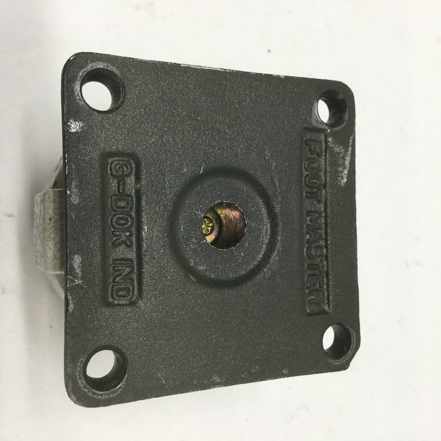 Used Footmaster GD-60 Light-Duty Leveling Wheel Caster 280kg Load Rating, 73mm Plate