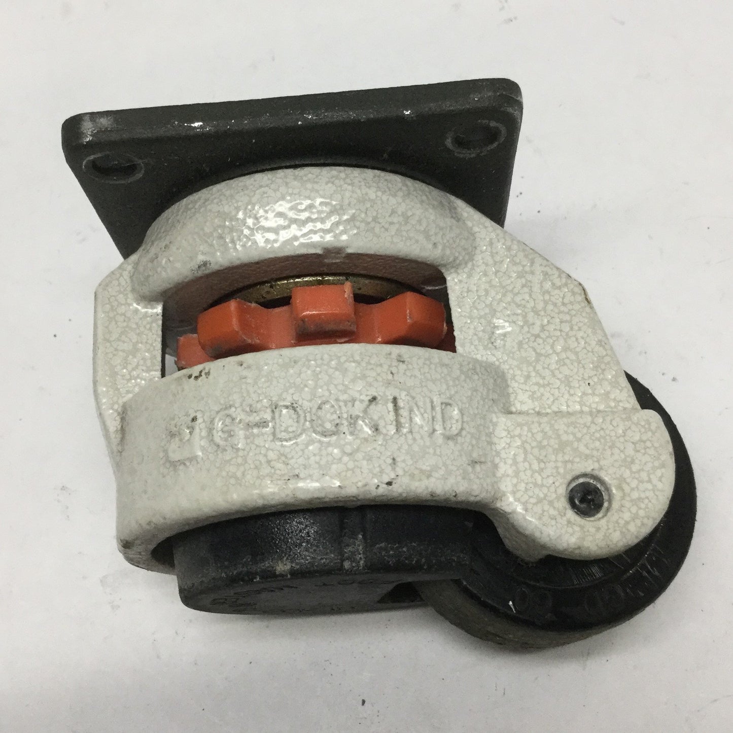 Used Footmaster GD-60 Light-Duty Leveling Wheel Caster 280kg Load Rating, 73mm Plate