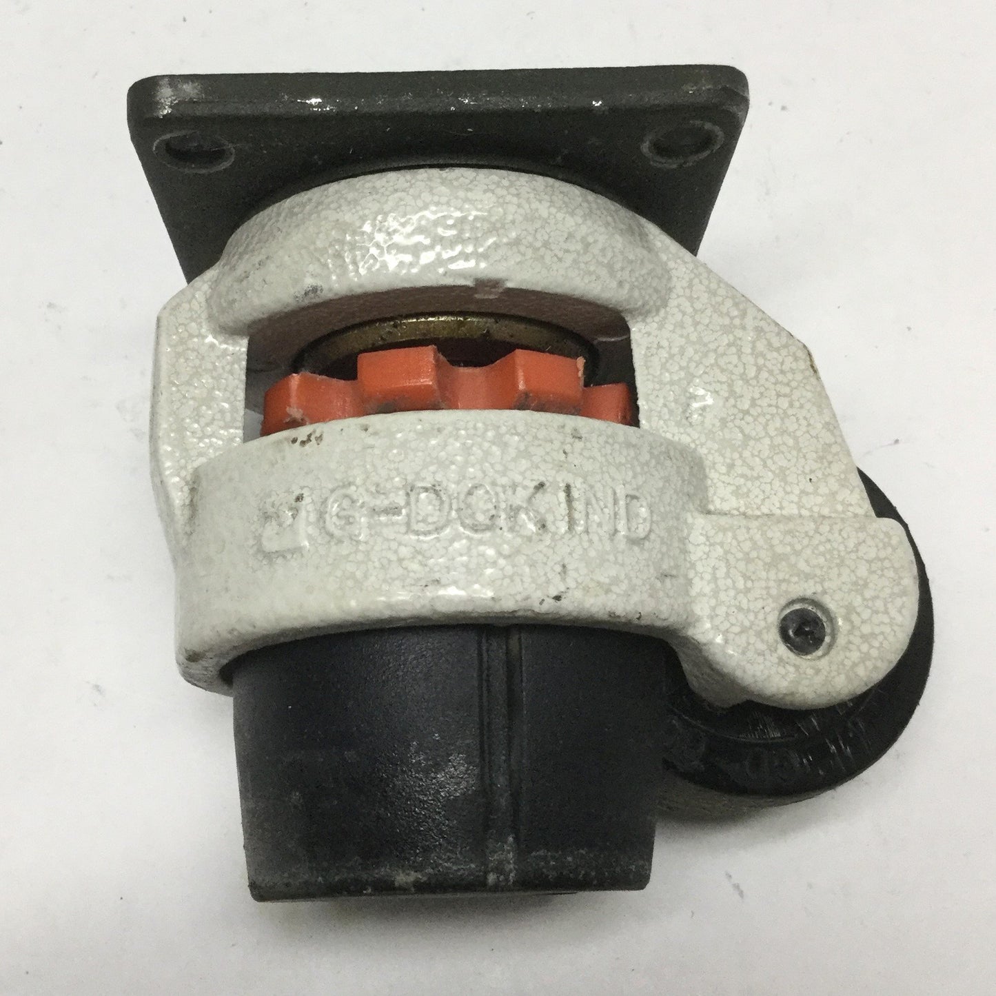 Used Footmaster GD-60 Light-Duty Leveling Wheel Caster 280kg Load Rating, 73mm Plate
