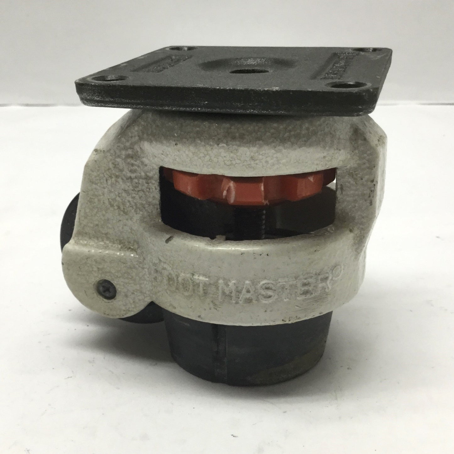 Used Footmaster GD-60 Light-Duty Leveling Wheel Caster 280kg Load Rating, 73mm Plate