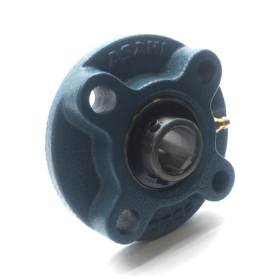 New ASAHI UCFC204 Flange-Mount Ball Bearing Unit, 20mm Bore, 100mm Dia., 1500lbf