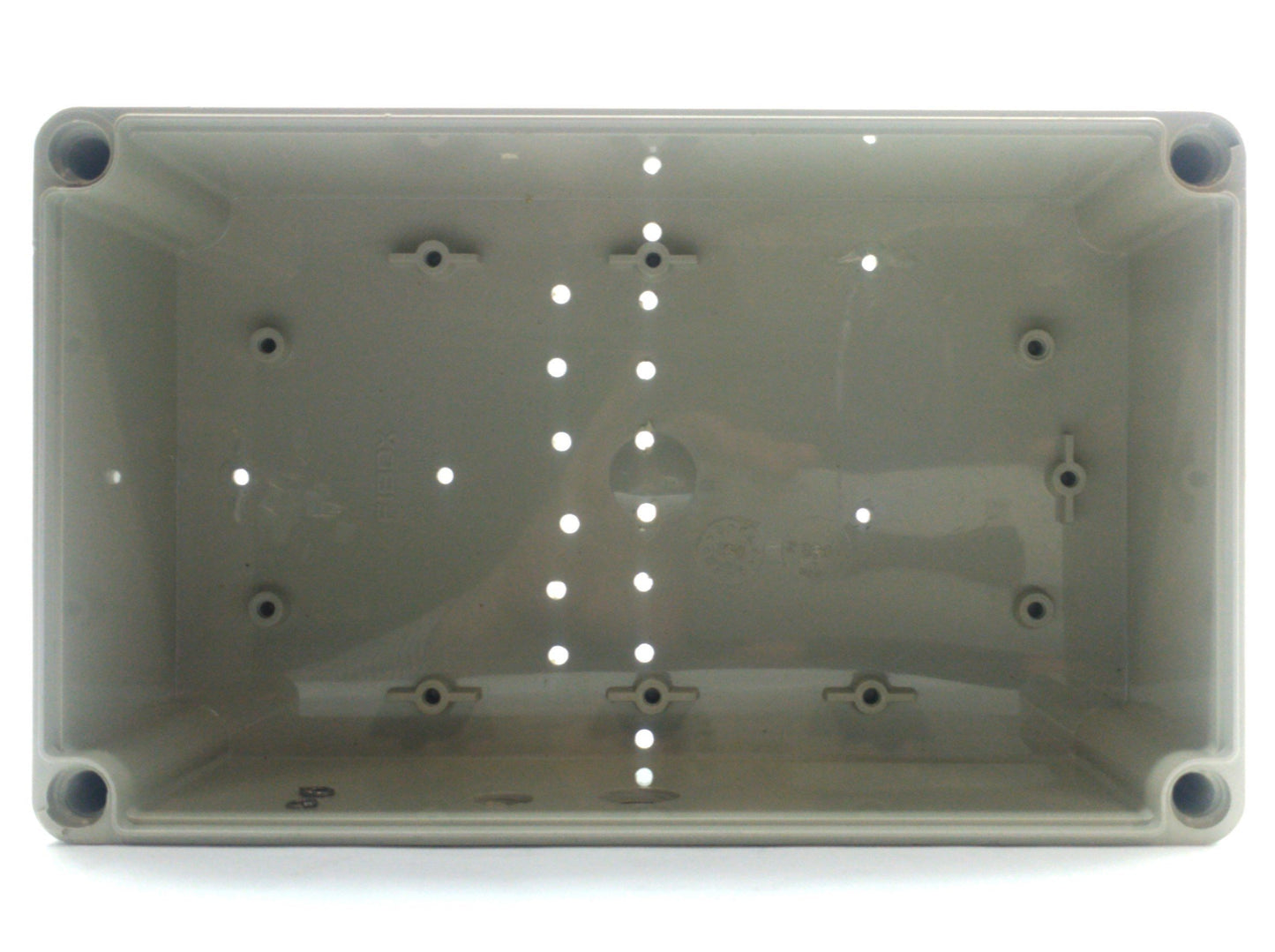Used FIBOX PC M 95 G Polycarbonate Electrical Enclosure, 9.1 x 5.5 x 3.7" *Holes*