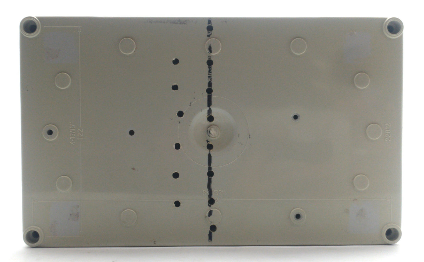 Used FIBOX PC M 95 G Polycarbonate Electrical Enclosure, 9.1 x 5.5 x 3.7" *Holes*