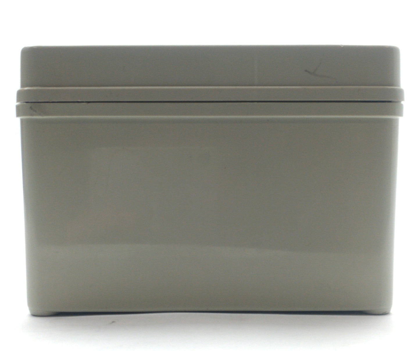 Used FIBOX PC M 95 G Polycarbonate Electrical Enclosure, 9.1 x 5.5 x 3.7" *Holes*