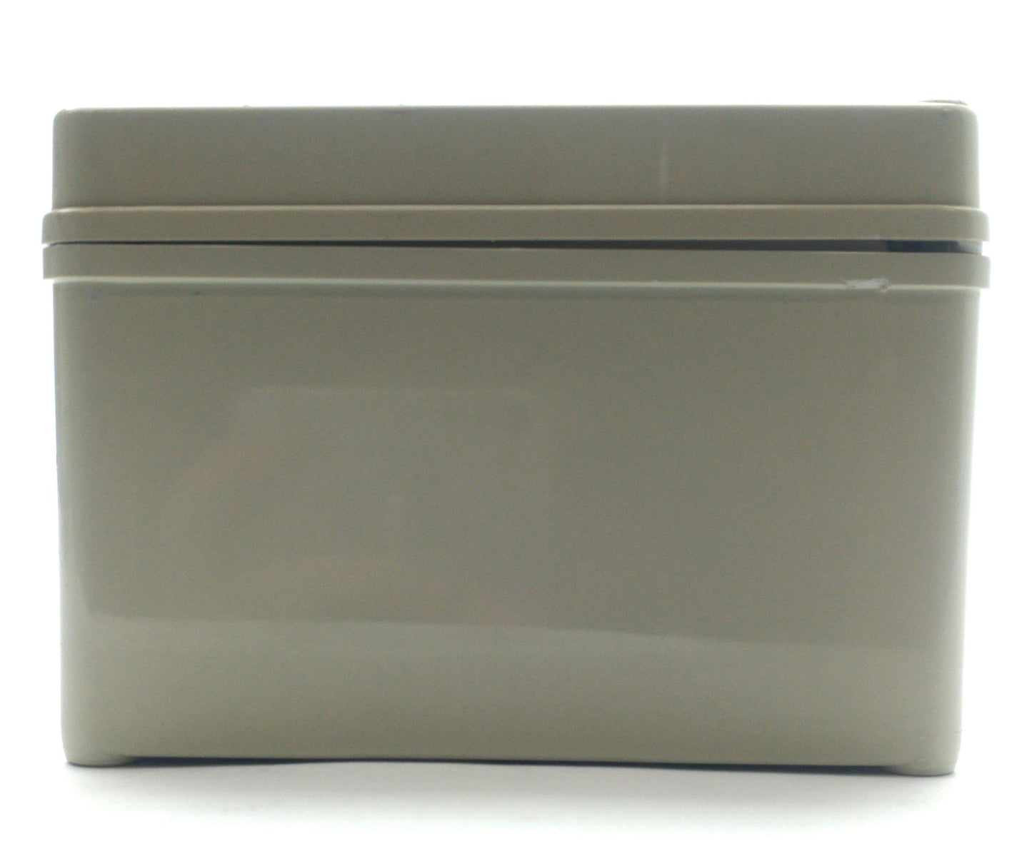 Used FIBOX PC M 95 G Polycarbonate Electrical Enclosure, 9.1 x 5.5 x 3.7" *Holes*