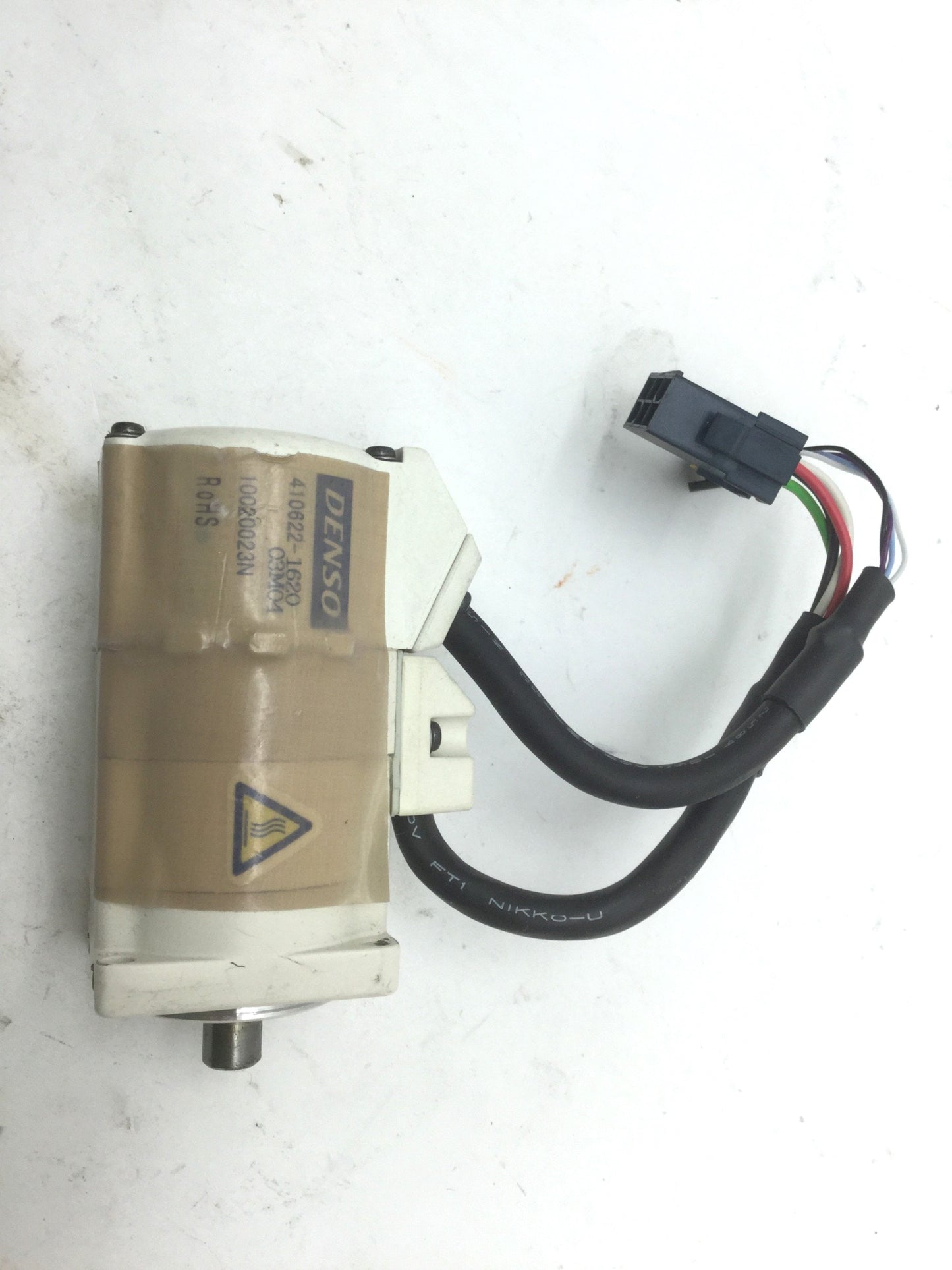 Used Panasonic MSMA5AZT2U2 Denso 410622-1620 Servo Motor, Shaft: 8mm, 38x38mm Face