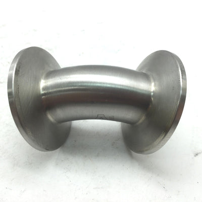 Used 1" Ladish VNE 63-03 Sanitary Fitting 45 Deg Tri-Clamp