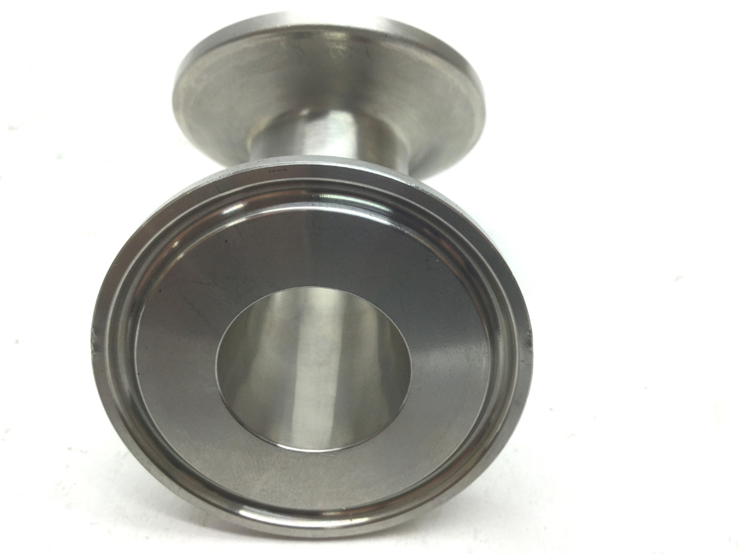 Used 1" Ladish VNE 63-03 Sanitary Fitting 45 Deg Tri-Clamp