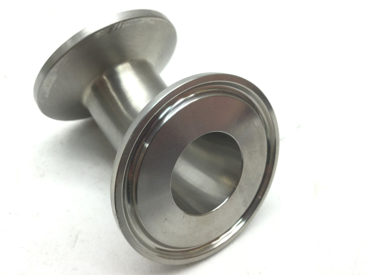 Used 1" Ladish VNE 63-03 Sanitary Fitting 45 Deg Tri-Clamp