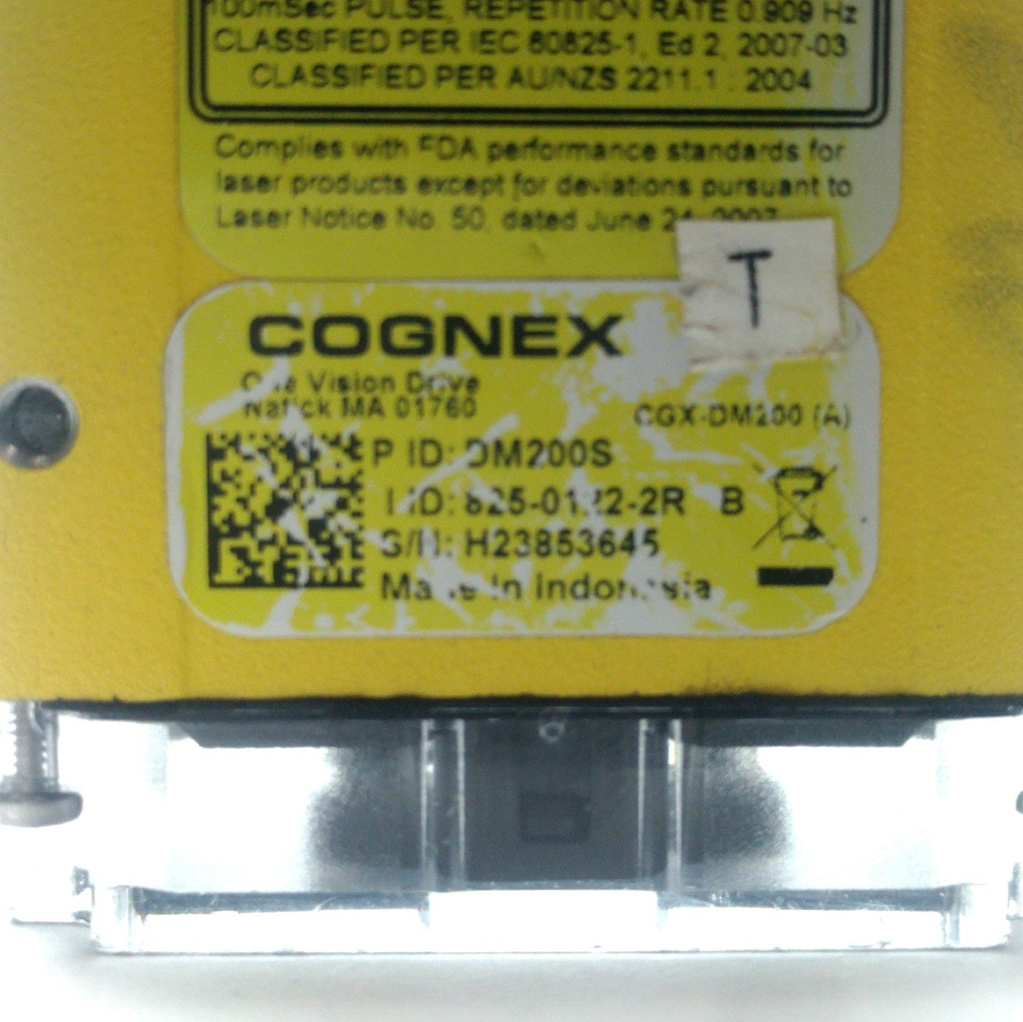 Used Cognex 825-0122-2R DM200S DataMan Barcode Scanner, Liquid Lens, POE Class 1