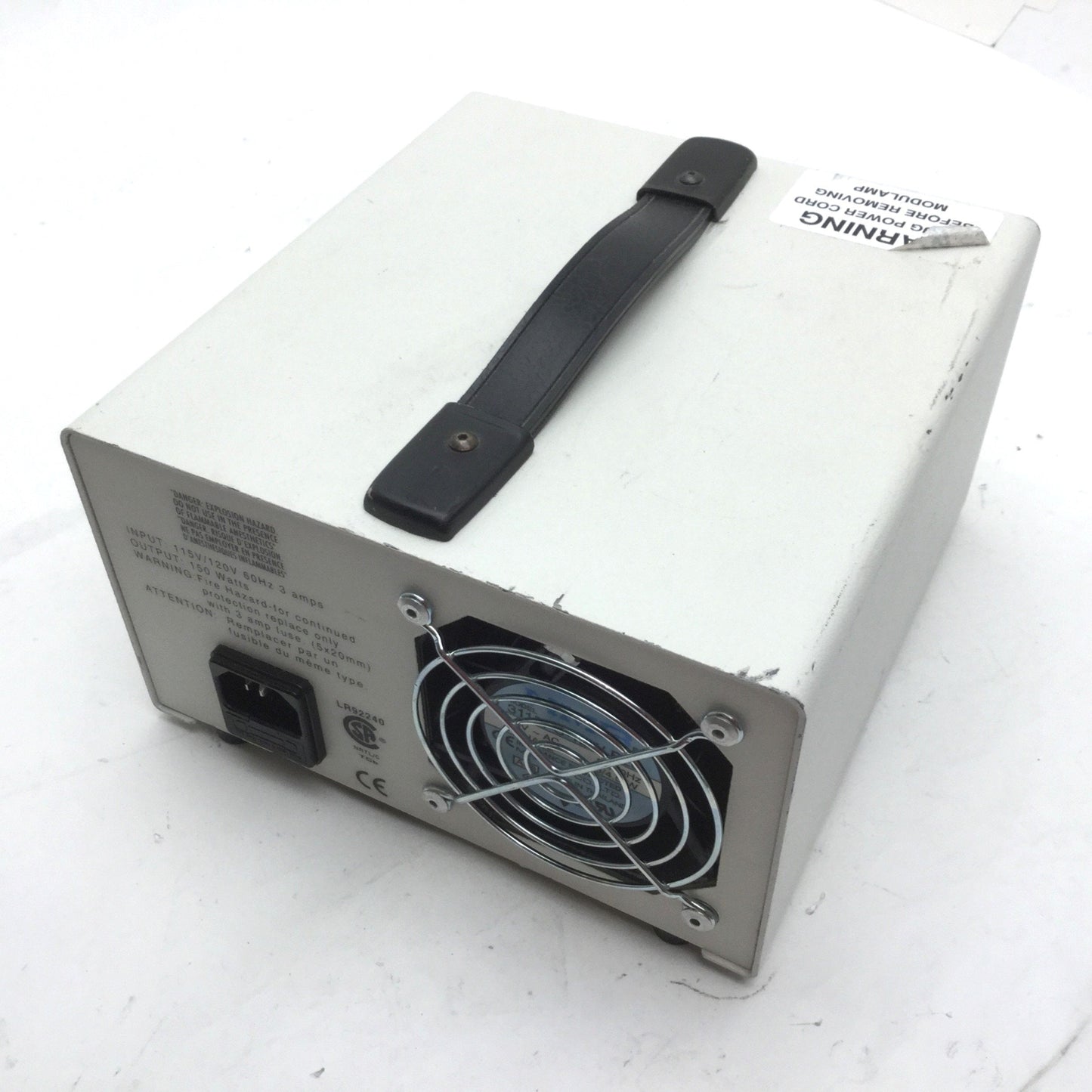 Used Leeds 20500./14 EKE Fiber Optic Light Source, Output: 150W, Input: 115-120V 3A
