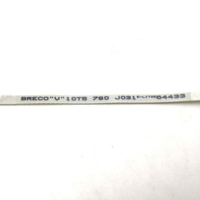 New BRECO "V" 10T5 780 J031 BRECOFLEX T5 Timing Belt Length: 780mm Width: 10mm