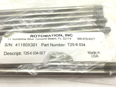 New Other New Rotomation T25-6.034 Replacement Tie Rod Set for A3 Actuator