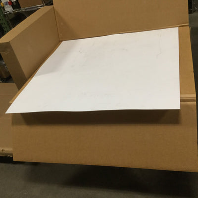 New – Open box PTFE Teflon Sheet, Dimensions: 48" x 48", Thickness: 1/8", Color: White