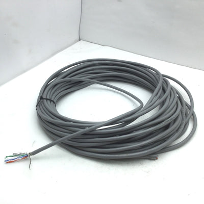 Used Consolidated Wire 5756-CL Multi-Conductor Wire 24 AWG 3-Pair Braid Foil 75'