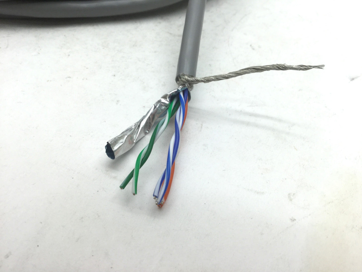 Used Consolidated Wire 5756-CL Multi-Conductor Wire 24 AWG 3-Pair Braid Foil 75'