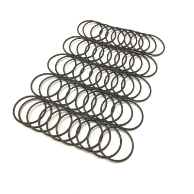 New Lot Of 50 Round Buna-N O-Rings Inside Diameter 1-15/16" Outside Diameter 2-1/8"