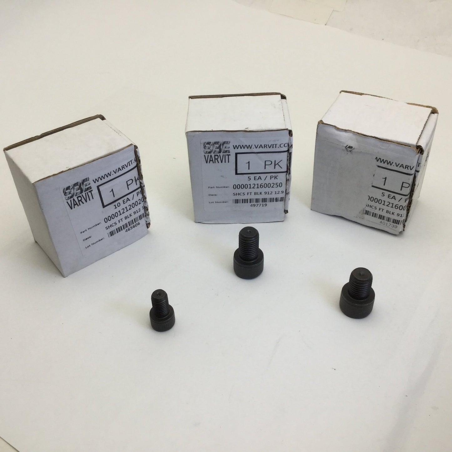 New – Open box Lot of 20 Misc Varvit Socket Head Cap Screw SHCS Bolts M16 x 25 M12 x 20 Thread