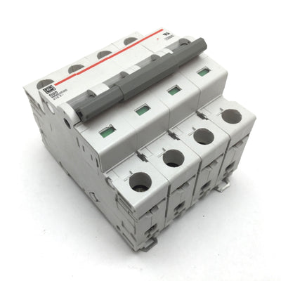 Used Cutler Hammer WMS4D20 Circuit Breaker, 4-Pole, D-Curve, Rating: 20A 415VAC