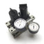 Used Manifold of 2 SMC NARM2500-B-N02 Regulator, Set Pressure: 0.05-0.85MPa, 1/4" NPT