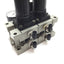 Used Manifold of 2 SMC NARM2500-B-N02 Regulator, Set Pressure: 0.05-0.85MPa, 1/4" NPT