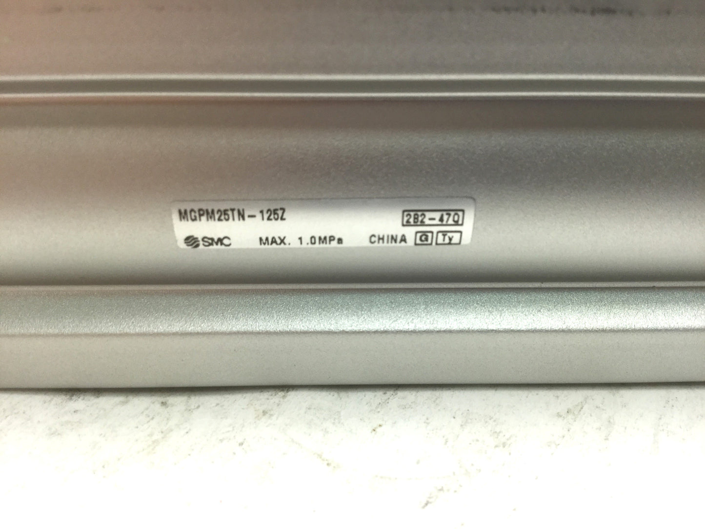 Used SMC MGPM25TN-125Z Compact Guide Cylinder Slide Bearing 25mm Bore 125mm Stroke