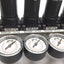 Used Manifold of 6 SMC NARM2500-B-N02 Regulator, Set Pressure: 0.05-0.85MPa, 1/4" NPT