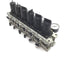 Used Manifold of 6 SMC NARM2500-B-N02 Regulator, Set Pressure: 0.05-0.85MPa, 1/4" NPT