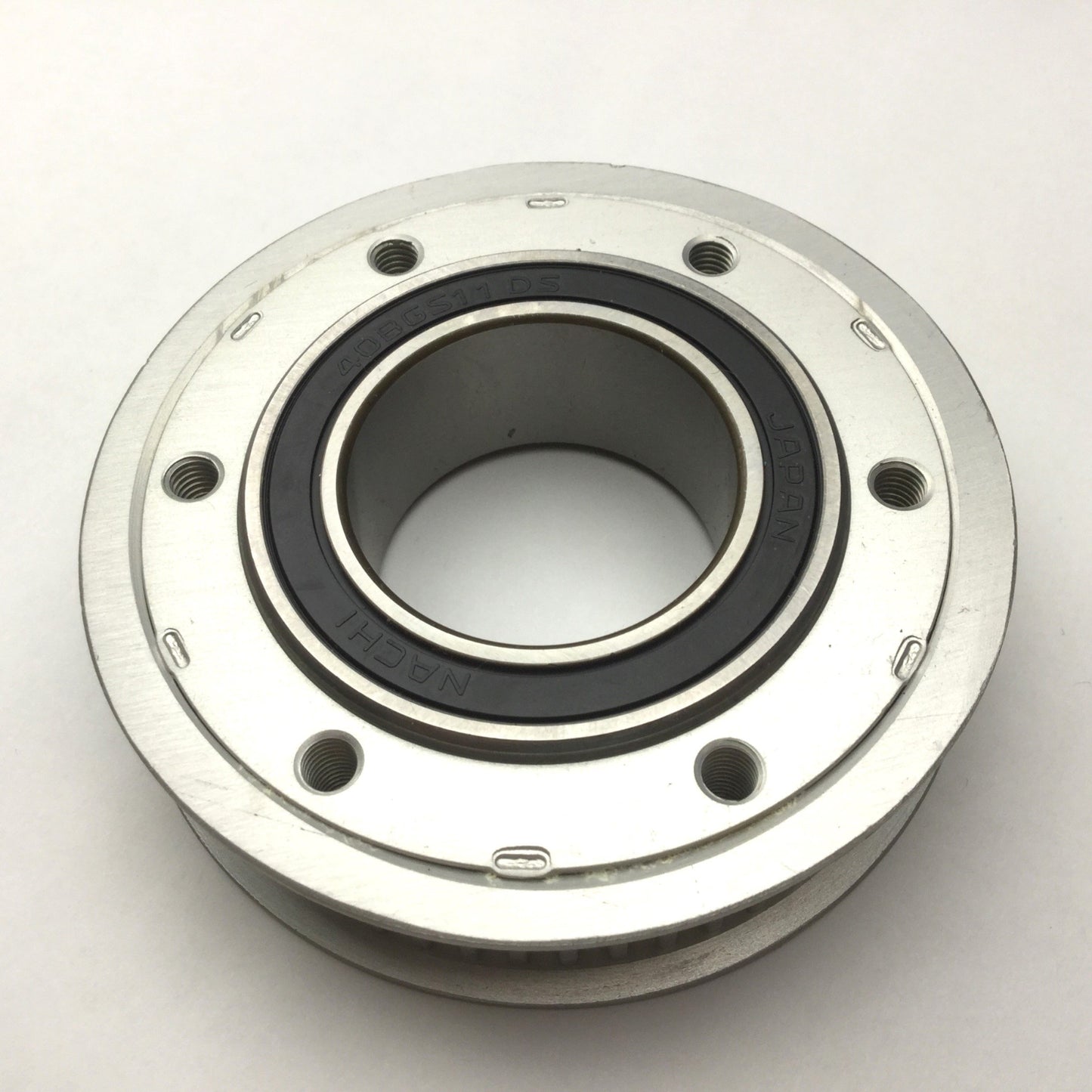 Used 50483757 Timing Belt Pulley, 56-Teeth, w/Nachi 40BGS11D Air Conditioning Bearing