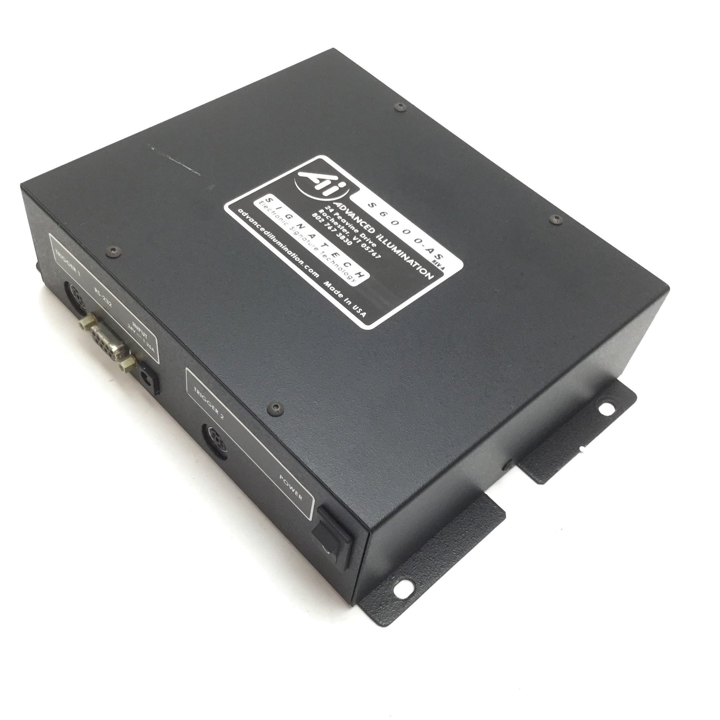 Used Advanced Illumination S6000-AS Signatech Controller, Dual Input, Dual Output