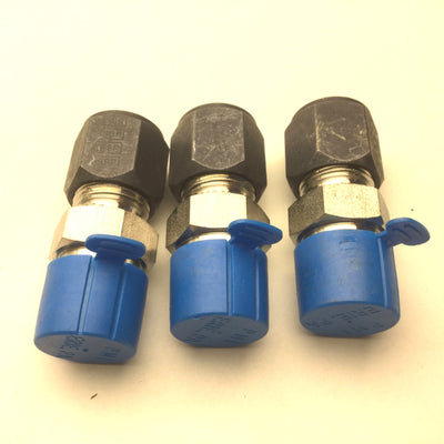 New – Open box Lot of 3 52245K539 Compression Fitting Straight Adapter, 1/2" NPT